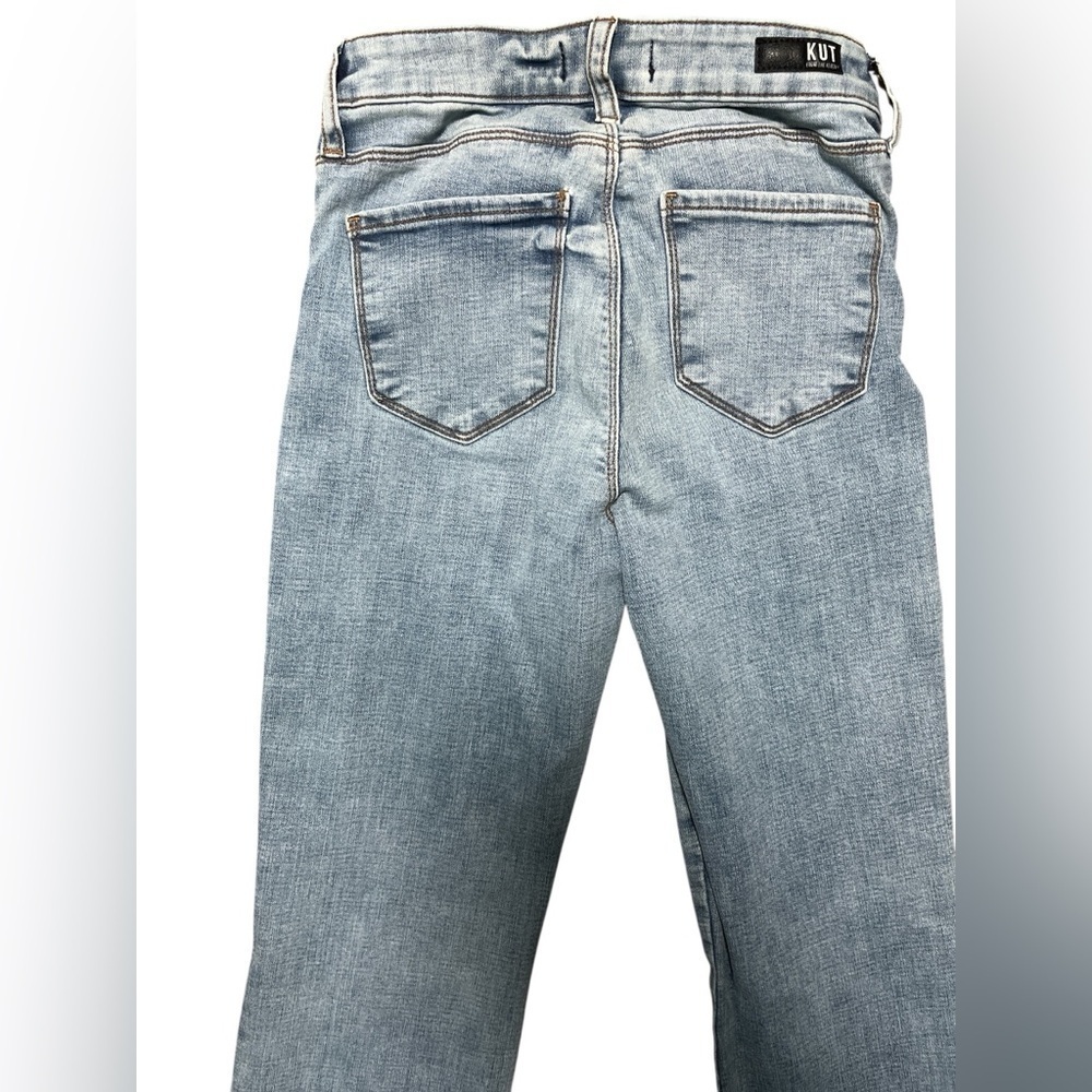 Kut from the Kloth Ana High Rise Fab Ab Flare Jeans Light Wash - Picture 4 of 6